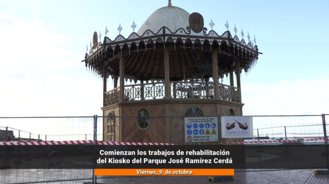 Arranca la rehabilitación del histórico kiosco de la música de Arrecife Arranca la rehabilitación del histórico kiosco de la música de Arrecife