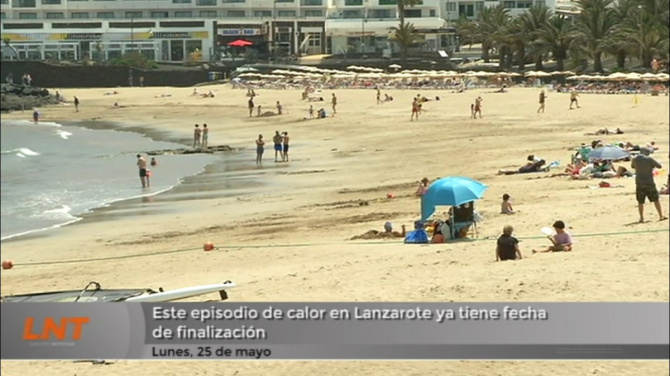 El episodio de calor en Lanzarote ya tiene fecha de finalización El episodio de calor en Lanzarote ya tiene fecha de finalización