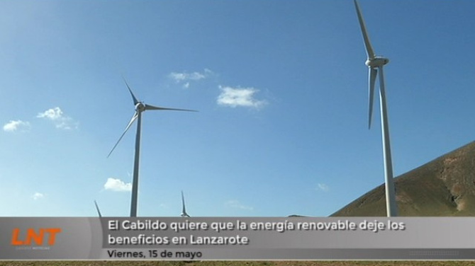 El Cabildo quiere que la energía renovable deje los beneficios en Lanzarote
