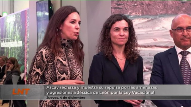 Ascav condena las amenazas y agresiones contra la Consejera de Turismo de Canarias