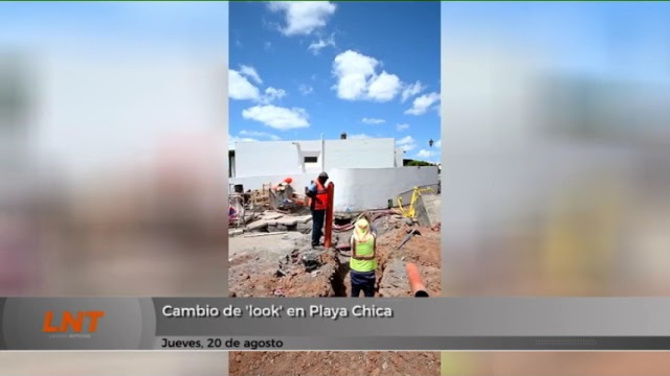 Cambio de 'look' en Playa Chica