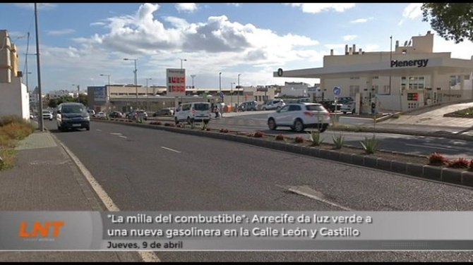 "La milla de los combustibles": Arrecife da luz verde a una nueva gasolinera en la calle León y Castillo "La milla de los combustibles": Arrecife da luz verde a una nueva gasolinera en la calle León y Castillo