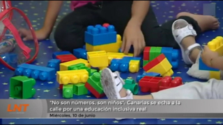 "No son números, son niños": Canarias se echa a la calle por una educación inclusiva real "No son números, son niños": Canarias se echa a la calle por una educación inclusiva real