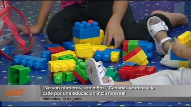 "No son números, son niños": Canarias se echa a la calle por una educación inclusiva real "No son números, son niños": Canarias se echa a la calle por una educación inclusiva real