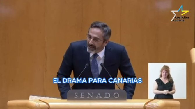San Ginés acusa a Torres de negar a Canarias lo que le corresponde