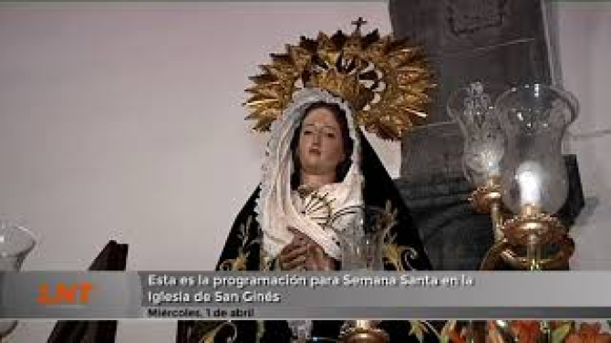 Programación de Semana Santa en la Iglesia de San Ginés