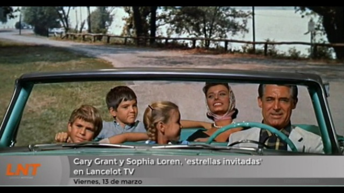 Cary Grant y Sophia Loren, 'estrellas invitadas' en Lancelot TV