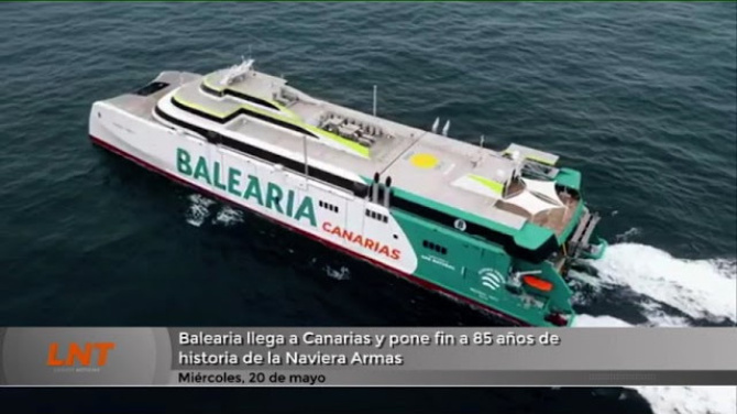 50 barcos y 4.500 empleados, los datos del 'desembarco' de Balearia en Canarias 50 barcos y 4.500 empleados, los datos del 'desembarco' de Balearia en Canarias