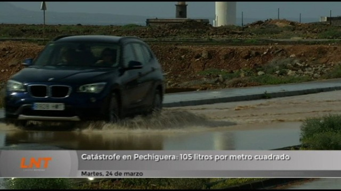 Catástrofe en Pechiguera: 105 litros por metro cuadrado Catástrofe en Pechiguera: 105 litros por metro cuadrado