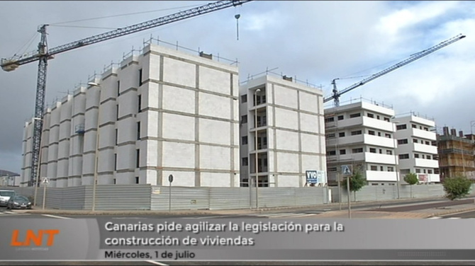 Canarias pide agilizar la legislación para la construcción de viviendas Canarias pide agilizar la legislación para la construcción de viviendas