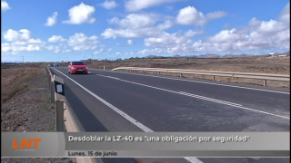 Desdoblar la LZ-40 es "una obligación por seguridad" Desdoblar la LZ-40 es "una obligación por seguridad"