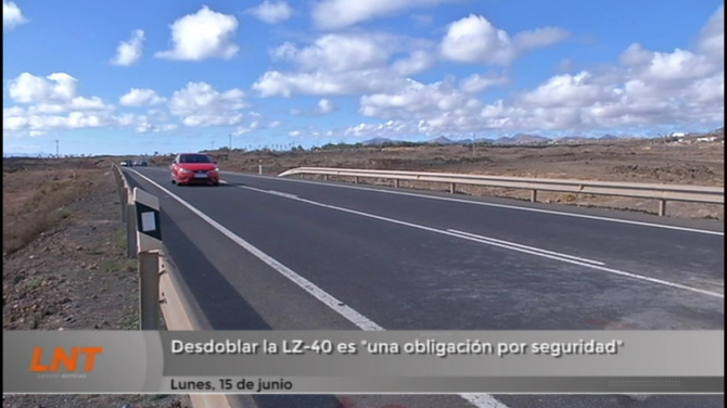 Desdoblar la LZ-40 es "una obligación por seguridad" Desdoblar la LZ-40 es "una obligación por seguridad"