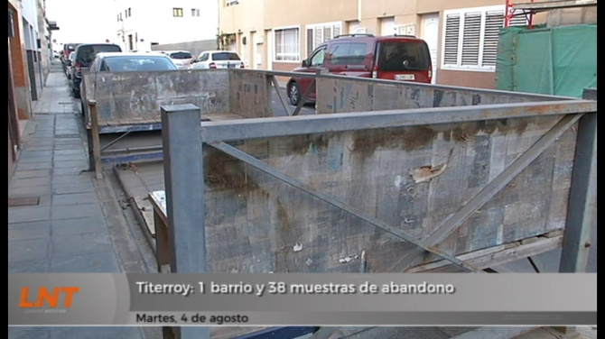 Las 38 muestras de abandono del barrio de Titerroy