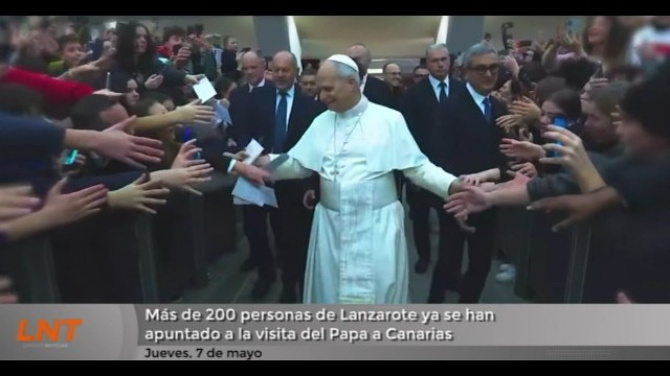 Más de 200 personas de Lanzarote ya se han apuntado a la visita del Papa a Canarias