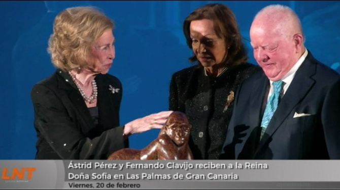 La Reina Sofía, galardonada en Las Palmas de Gran Canaria