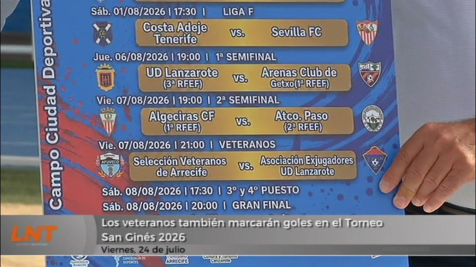 Los veteranos también marcarán goles en el Torneo San Ginés 2026 Los veteranos también marcarán goles en el Torneo San Ginés 2026
