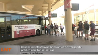 Canarias implantará un bono único de transporte público para todas las islas
